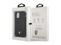 Capa BMW em couro perfurado para iPhone 12 / iPhone 12 Pro - Preta Capa BMW em couro perfurado para iPhone 12 / iPhone 12 Pro - Preta