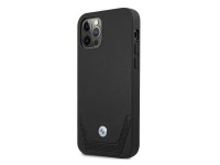 BMW Leather Perforate Case for iPhone 12 Pro Max - Black BMW Leather Perforate Case for iPhone 12 Pro Max - Black