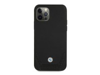 BMW Leather Perforate Case for iPhone 12 Pro Max - Black BMW Leather Perforate Case for iPhone 12 Pro Max - Black