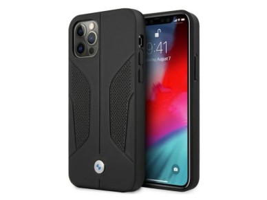 BMW Leather Perforated Sides Case for iPhone 12 / iPhone 12 Pro - Black BMW Leather Perforated Sides Case for iPhone 12 / iPhone 12 Pro - Black
