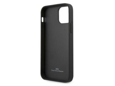 BMW Leather Perforated Sides Case for iPhone 12 Pro Max - Black BMW Leather Perforated Sides Case for iPhone 12 Pro Max - Black