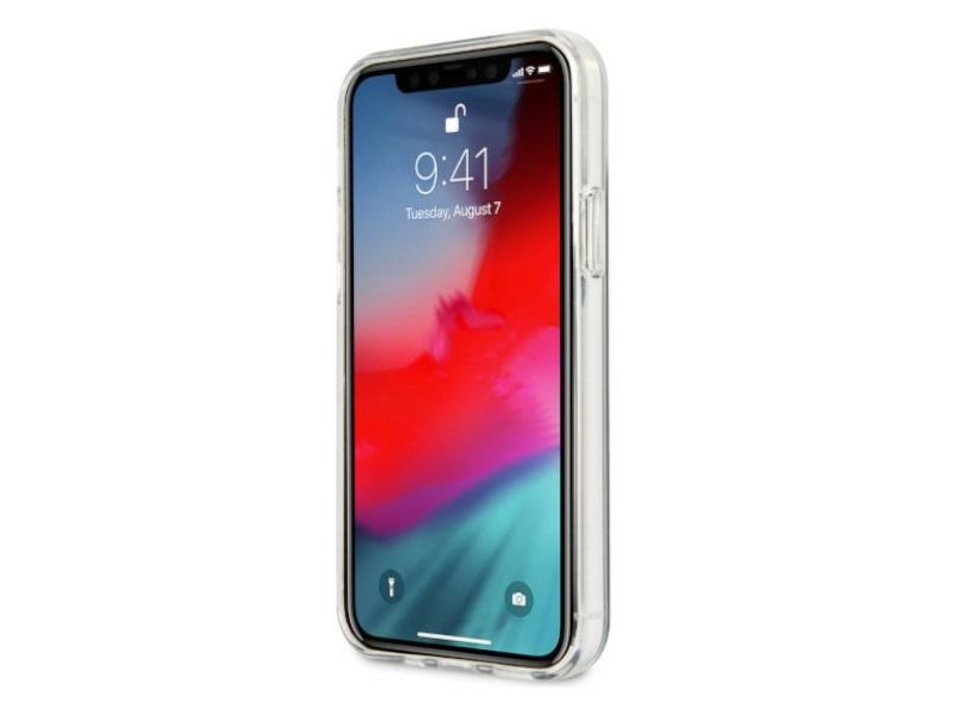 Capa BMW Motorsport Tricolor para iPhone 12 Pro Max - Transparente