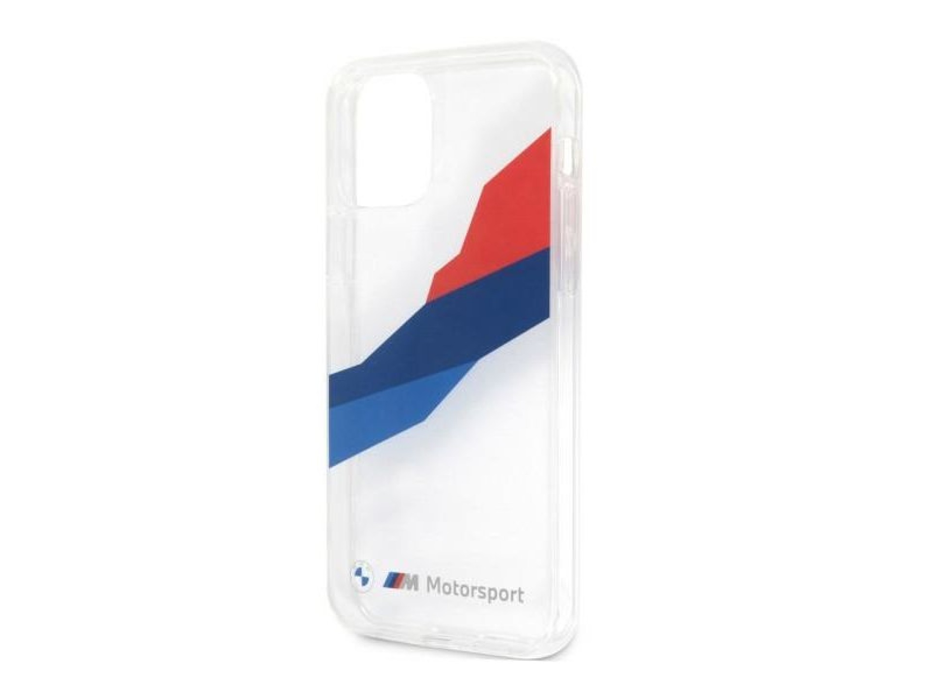 Capa BMW Motorsport Tricolor para iPhone 12 Pro Max - Transparente