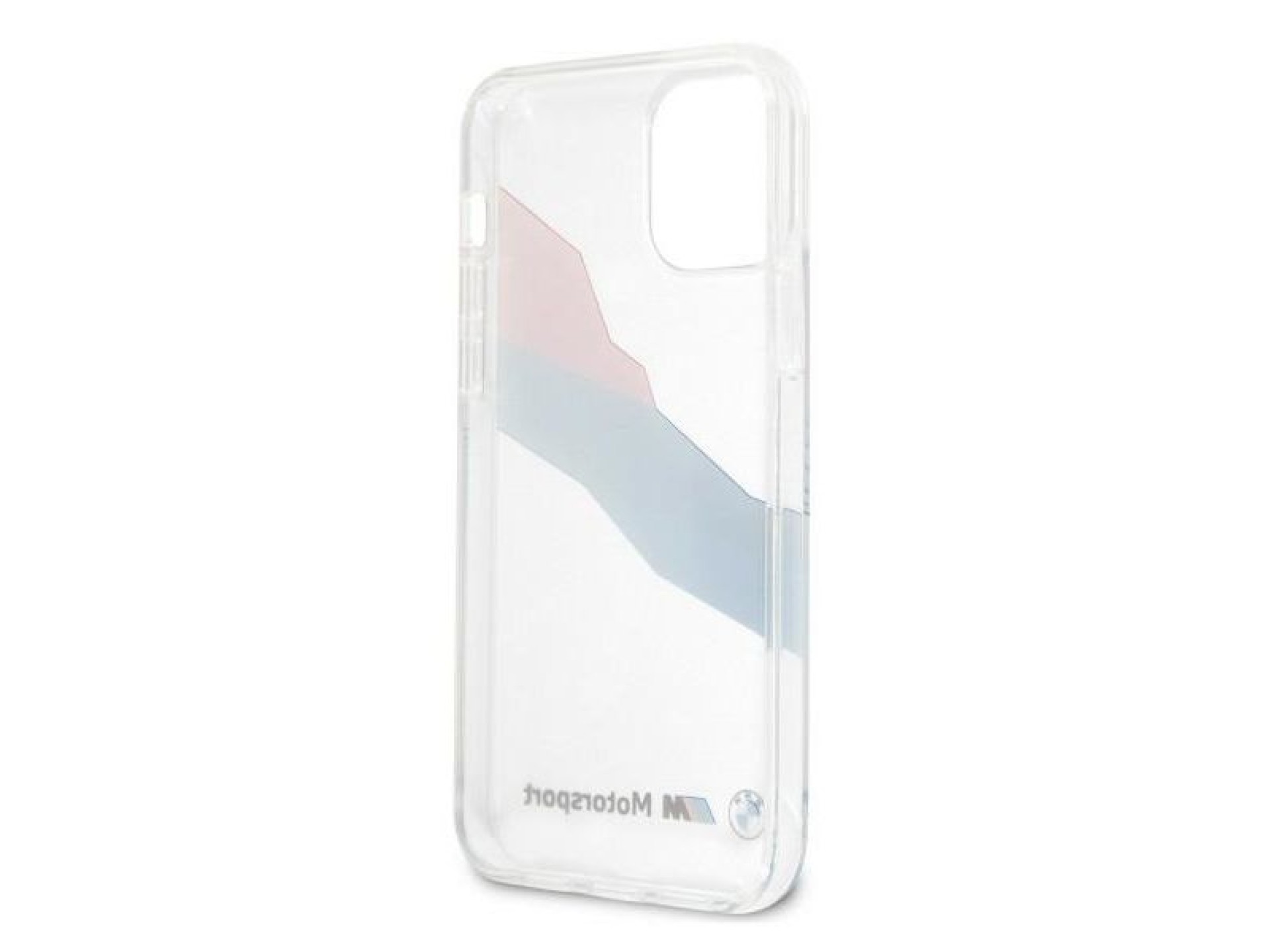 Capa BMW Motorsport Tricolor para iPhone 12 Pro Max - Transparente