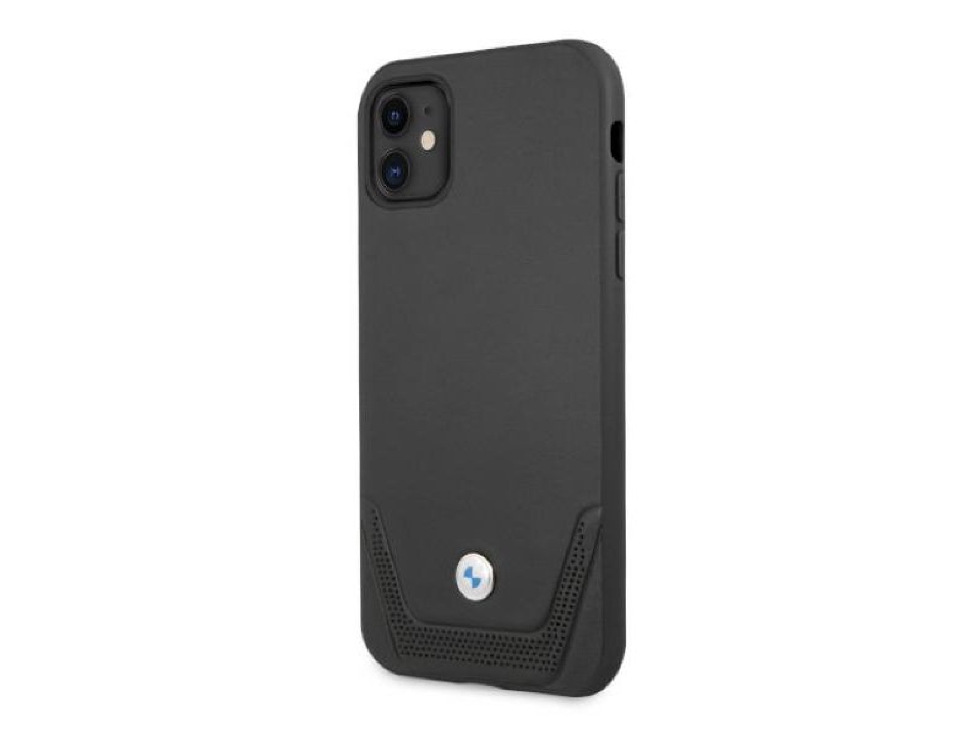BMW Leather Perforate Case for iPhone 11 / Xr - Black