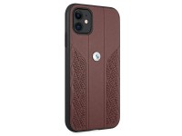 BMW Leather Curve Perforate Case for iPhone 11 / Xr - Red BMW Leather Curve Perforate Case for iPhone 11 / Xr - Red