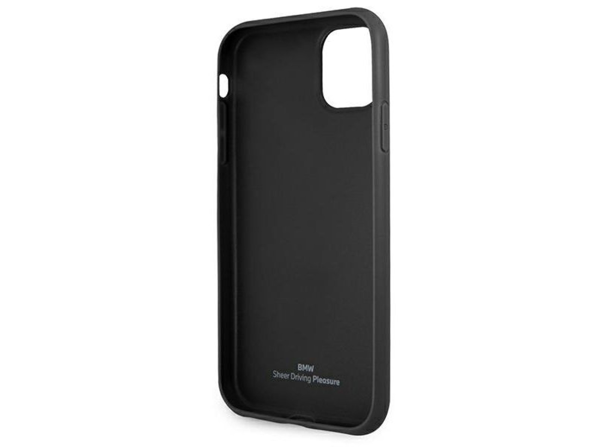 BMW Leather Curve Perforate Case for iPhone 11 / Xr - Red
