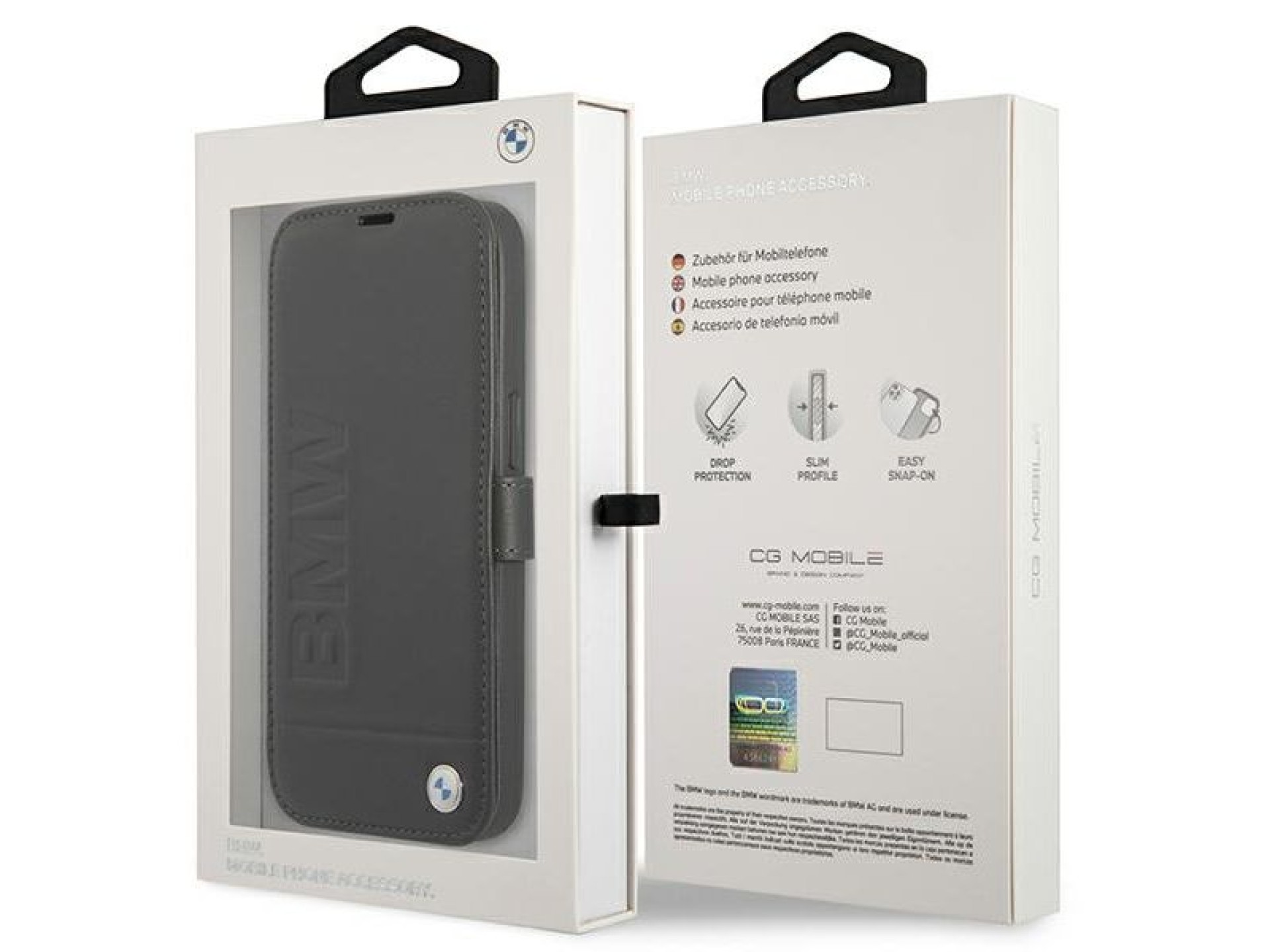 BMW Signature Case for iPhone 13 mini - Black