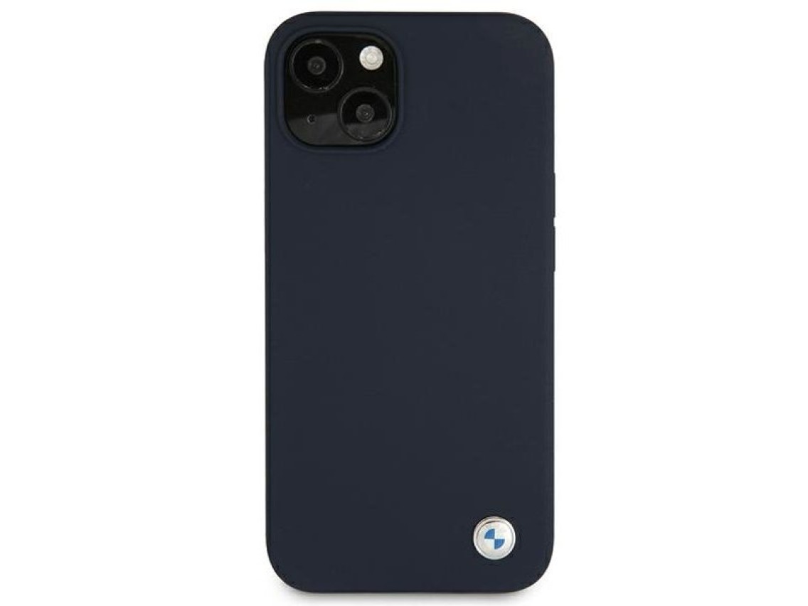 BMW Silicone Signature Case for iPhone 13 mini - Navy Blue