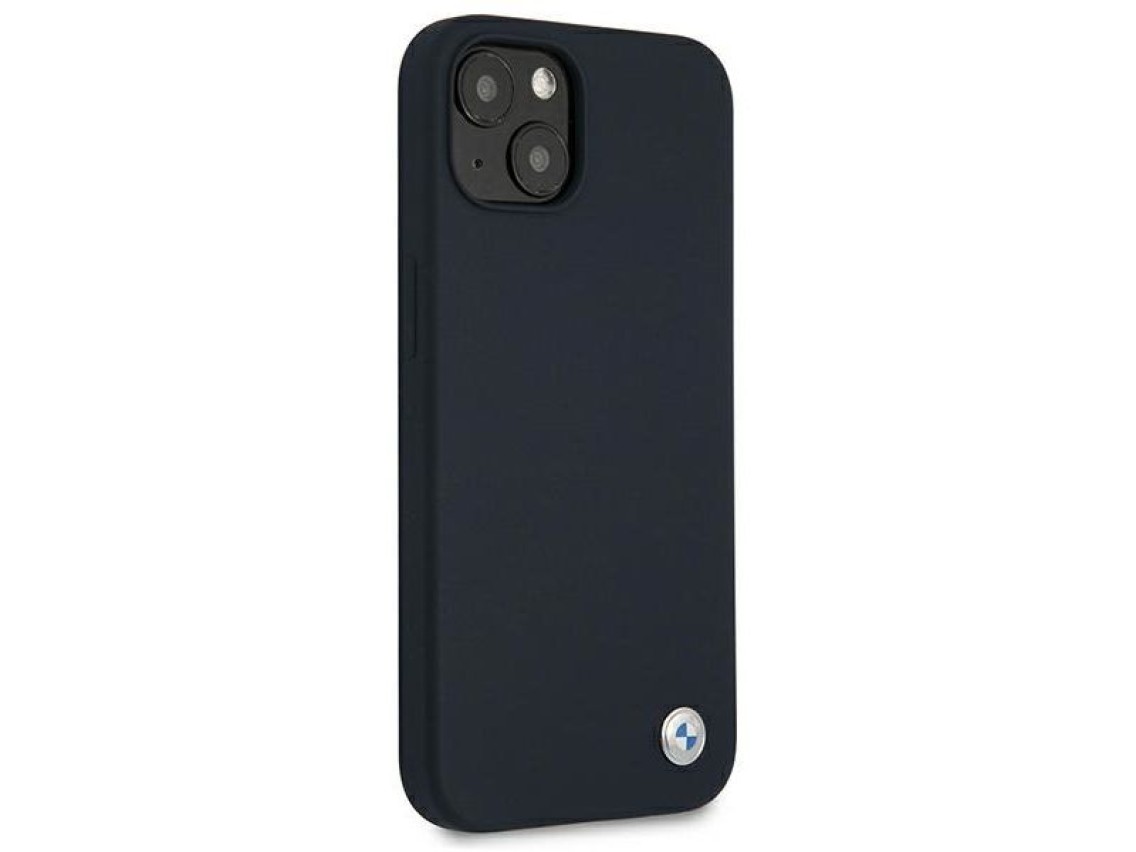 BMW Silicone Signature Case for iPhone 13 mini - Navy Blue