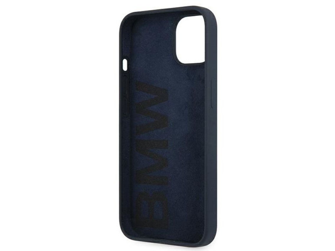 BMW Silicone Signature Case for iPhone 13 mini - Navy Blue