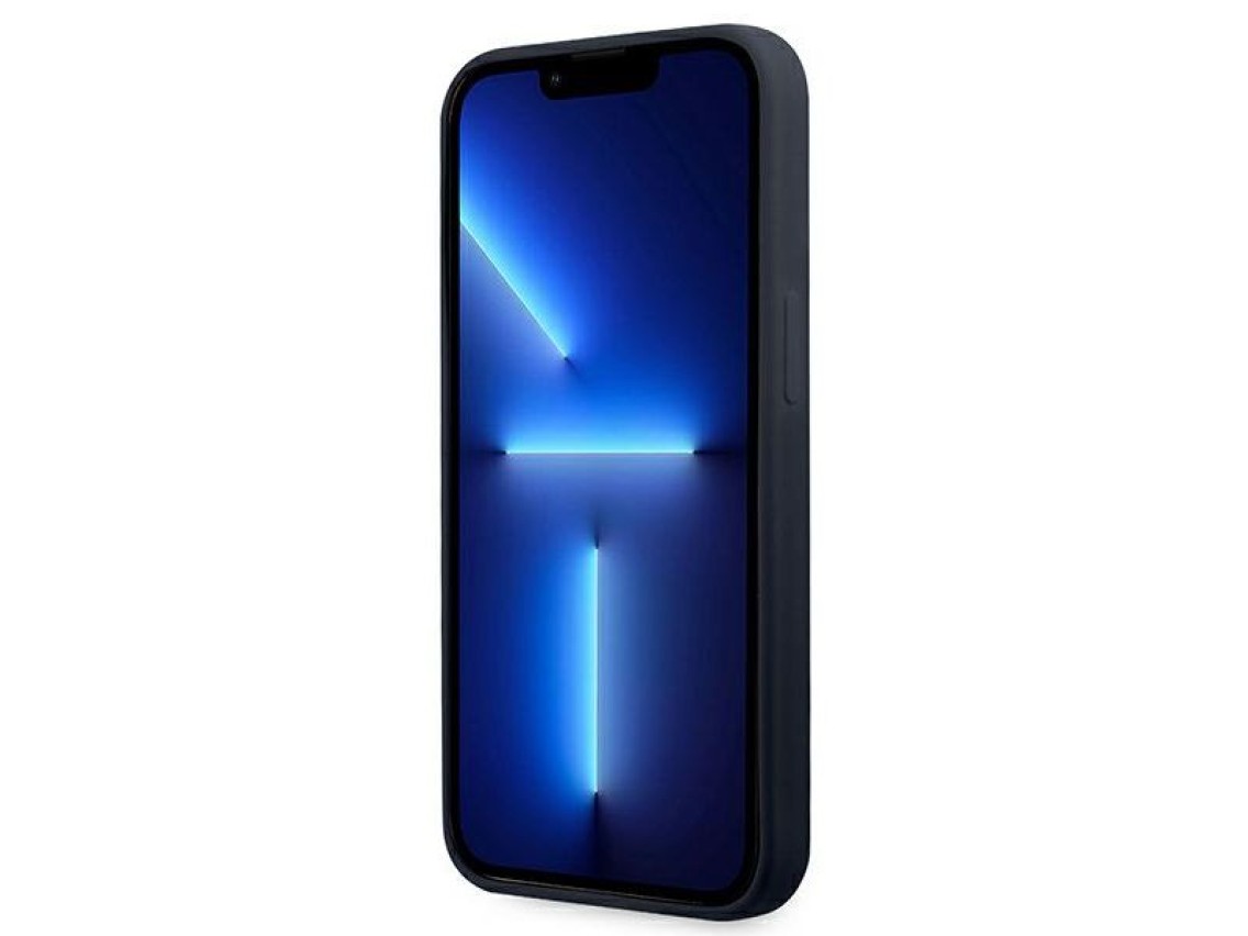 Funda de silicona BMW Signature para iPhone 13 Pro Max de 6,7" - Azul marino