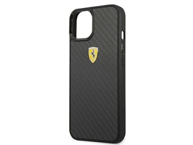 Ferrari FEHCP13SFCABK iPhone 13 mini 5.4" negro/negro carcasa rígida On Track Real Carbon Ferrari FEHCP13SFCABK iPhone 13 mini 5.4" negro/negro carcasa rígida On Track Real Carbon