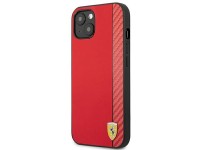 Ferrari FESAXHCP13SRE iPhone 13 mini 5.4" red/red hardcase On Track Carbon Stripe Ferrari FESAXHCP13SRE iPhone 13 mini 5.4" red/red hardcase On Track Carbon Stripe