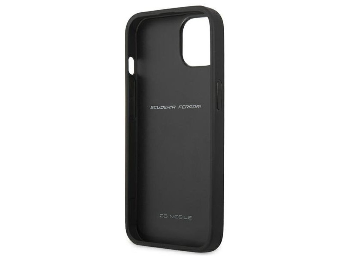 Ferrari FESAXHCP13SRE iPhone 13 mini 5.4" red/red hardcase On Track Carbon Stripe