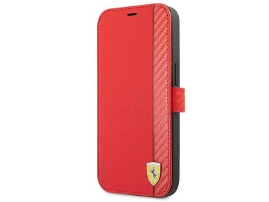 Ferrari FESAXFLBKP13SRE iPhone 13 mini 5.4" red/red book On Track Carbon Stripe Ferrari FESAXFLBKP13SRE iPhone 13 mini 5.4" red/red book On Track Carbon Stripe