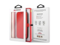 Ferrari FESAXFLBKP13SRE iPhone 13 mini 5.4" red/red book On Track Carbon Stripe Ferrari FESAXFLBKP13SRE iPhone 13 mini 5.4" red/red book On Track Carbon Stripe