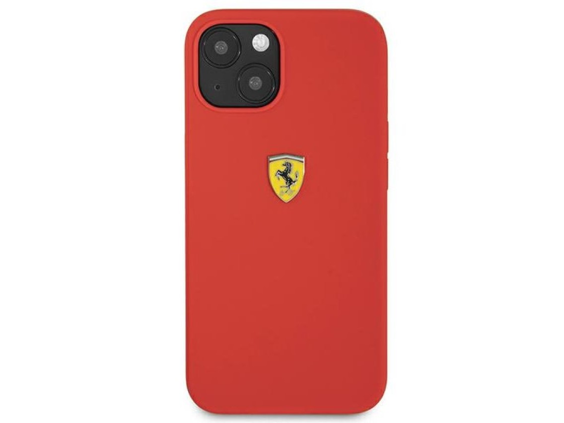 Ferrari FESSIHCP13SRE iPhone 13 mini 5,4" capa rígida vermelha/vermelha Silicone