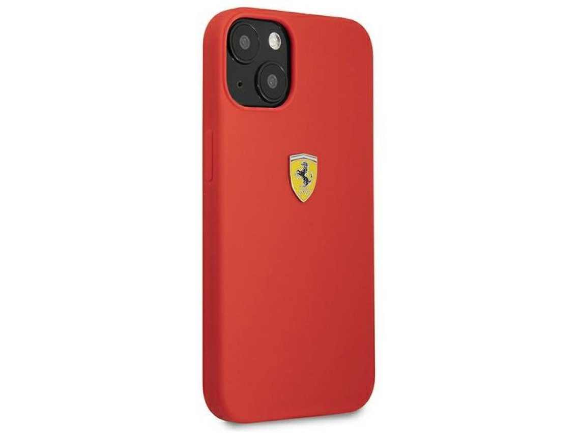 Ferrari FESSIHCP13SRE iPhone 13 mini 5,4" capa rígida vermelha/vermelha Silicone