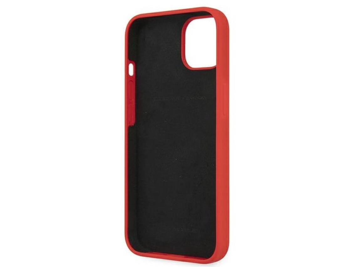Ferrari FESSIHCP13SRE iPhone 13 mini 5,4" capa rígida vermelha/vermelha Silicone