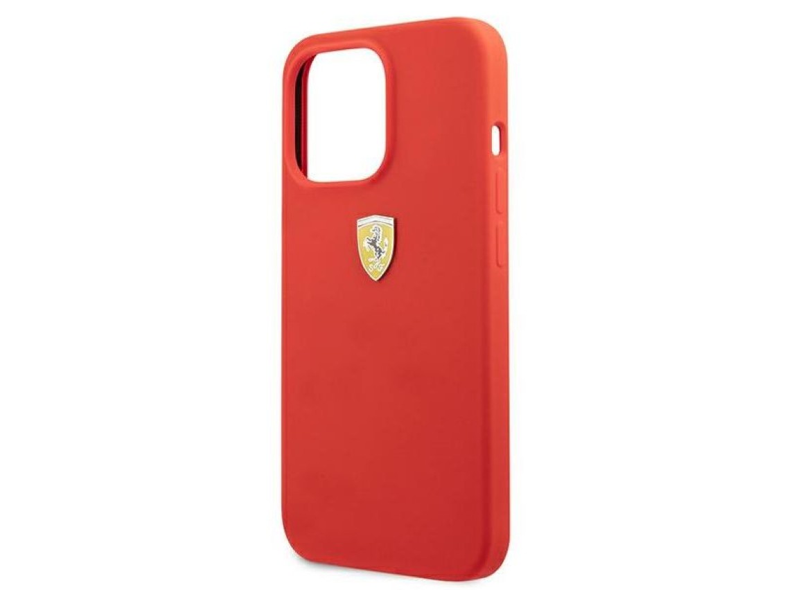 Ferrari FESSIHCP13XRE iPhone 13 Pro Max 6.7" rojo/rojo estuche rígido Silicona