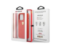 Ferrari FESSIHCP13XRE iPhone 13 Pro Max 6.7" rojo/rojo estuche rígido Silicona Ferrari FESSIHCP13XRE iPhone 13 Pro Max 6.7" rojo/rojo estuche rígido Silicona