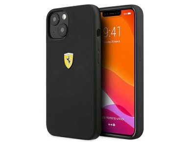 Ferrari FESSIHCP13SBK iPhone 13 mini 5.4" black/black hardcase Silicone Ferrari FESSIHCP13SBK iPhone 13 mini 5.4" black/black hardcase Silicone