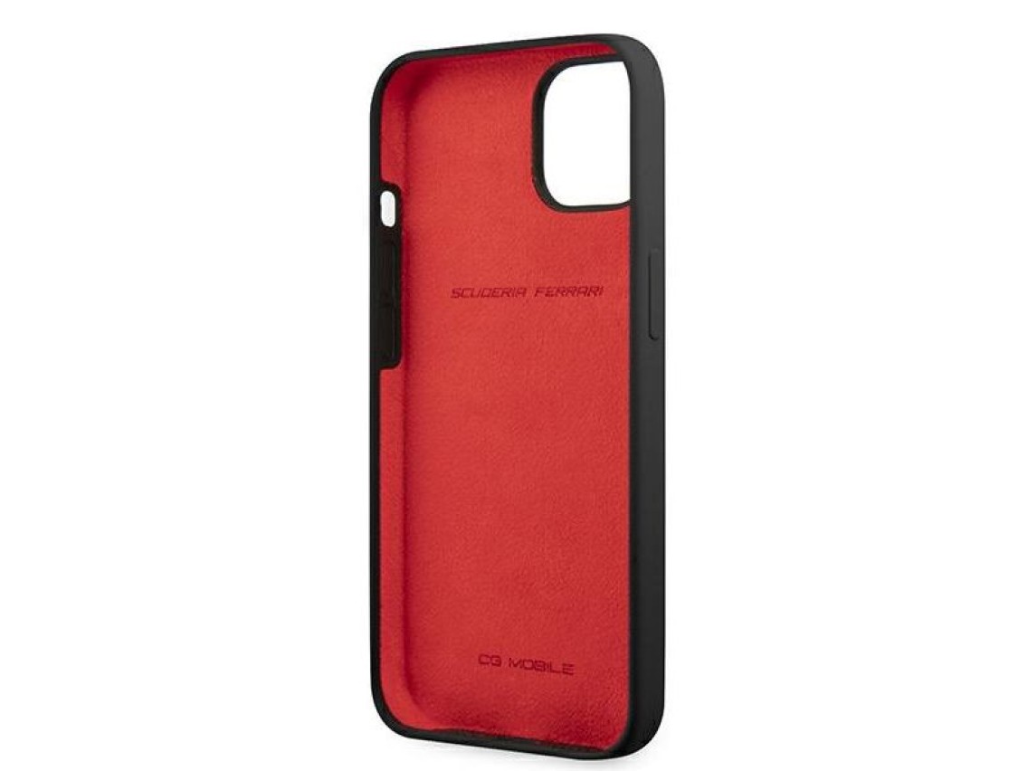 Ferrari FESSIHCP13SBK iPhone 13 mini 5.4" black/black hardcase Silicone