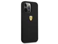 Capa rígida de silicone Ferrari FESSIHCP13XBK para iPhone 13 Pro Max 6.7" preta/preta Capa rígida de silicone Ferrari FESSIHCP13XBK para iPhone 13 Pro Max 6.7" preta/preta