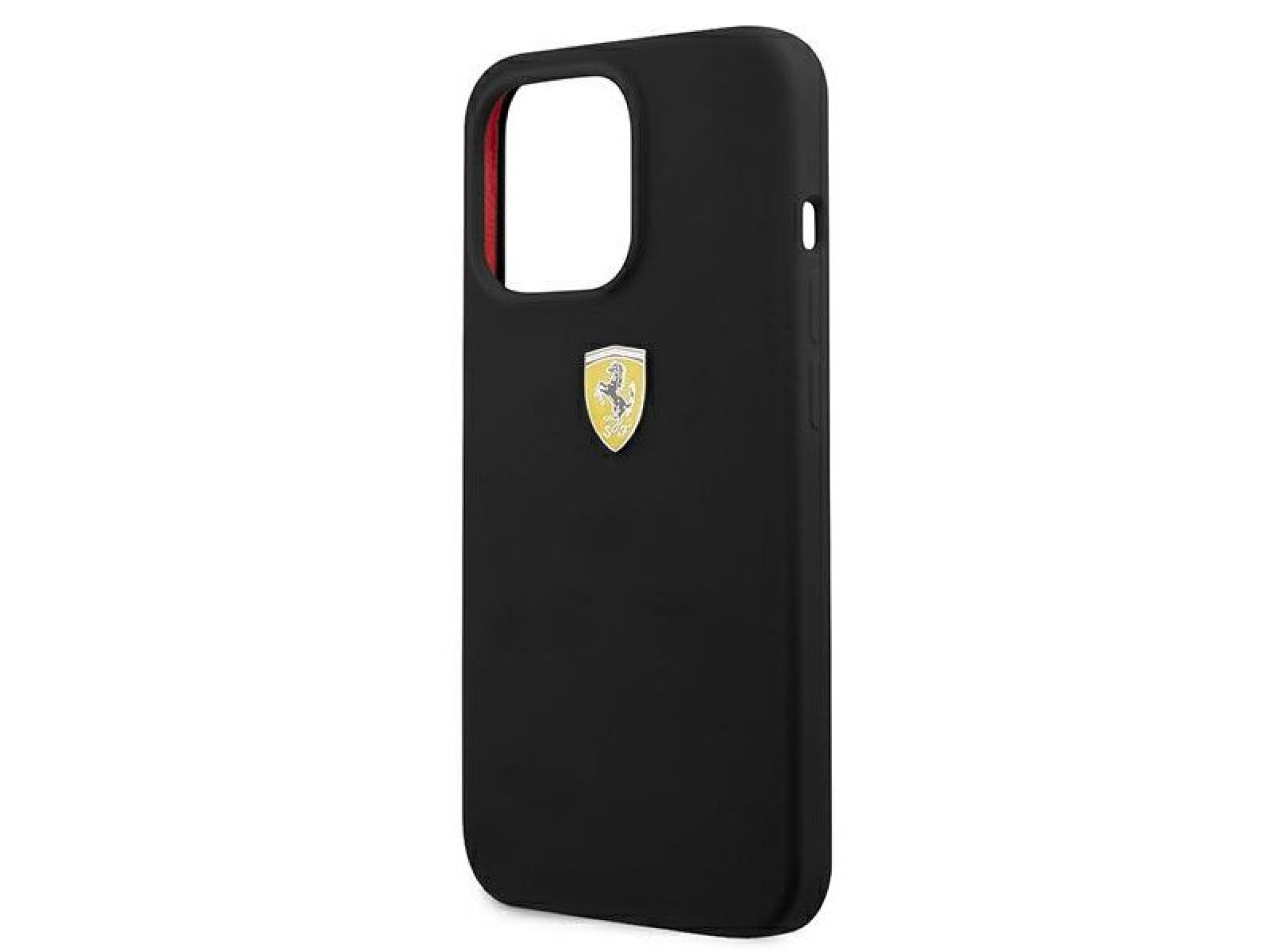 Capa rígida de silicone Ferrari FESSIHCP13XBK para iPhone 13 Pro Max 6.7