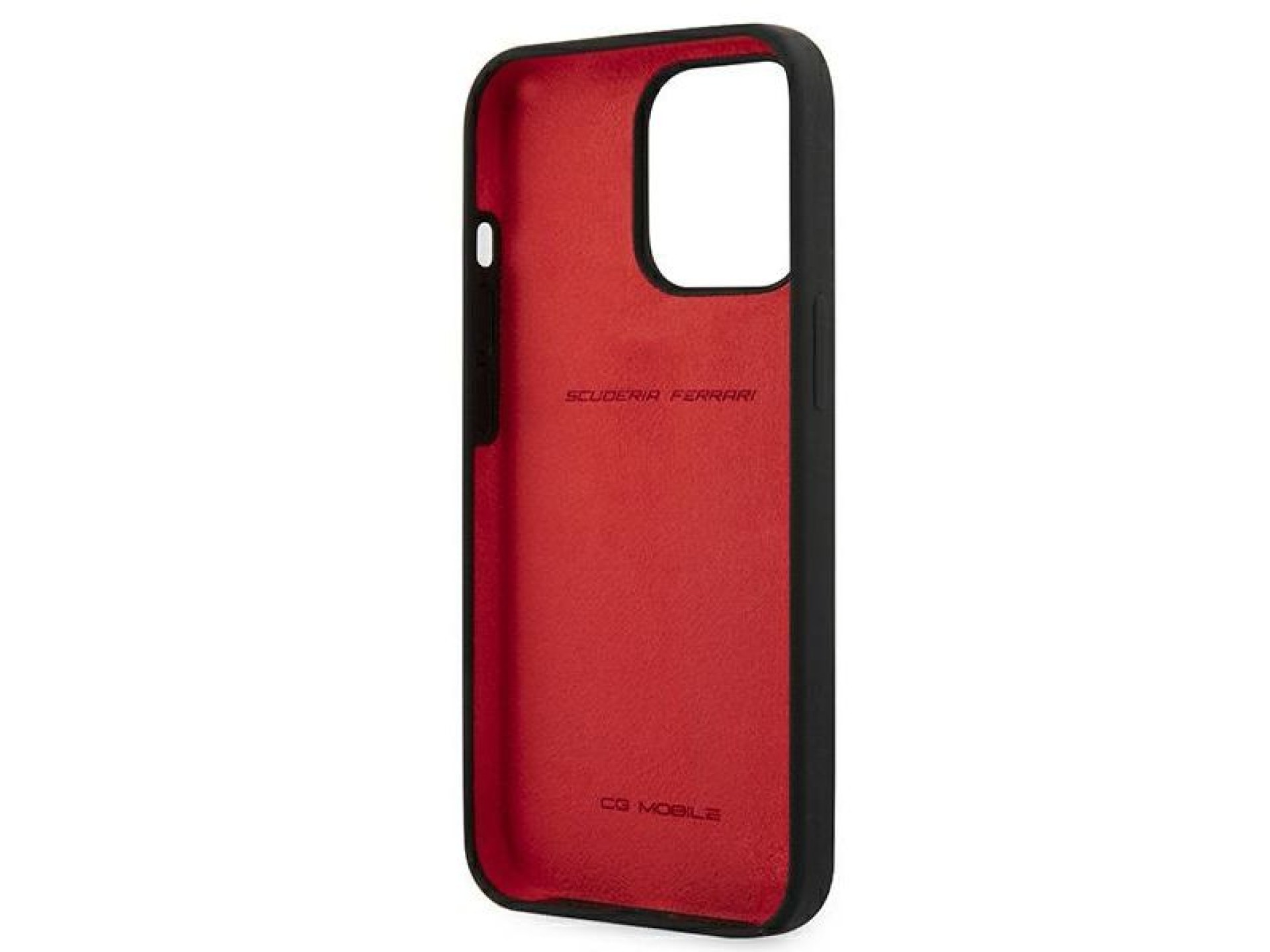 Capa rígida de silicone Ferrari FESSIHCP13XBK para iPhone 13 Pro Max 6.7