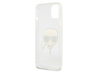 Capa Karl Lagerfeld Glitter Karl's Head para iPhone 13 mini - prata Capa Karl Lagerfeld Glitter Karl's Head para iPhone 13 mini - prata
