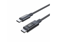 Choetech XCC-1068 PD 60W USB-C - Cable USB-C con pantalla de 1,2 m - Negro Choetech XCC-1068 PD 60W USB-C - Cable USB-C con pantalla de 1,2 m - Negro