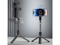 Palo selfie Dudao F18 de 1,1 m con trípode y control remoto Bluetooth - Negro Palo selfie Dudao F18 de 1,1 m con trípode y control remoto Bluetooth - Negro