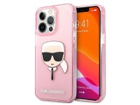 Funda con purpurina Karl's Head de Karl Lagerfeld para iPhone 13 Pro Max - Rosa Funda con purpurina Karl's Head de Karl Lagerfeld para iPhone 13 Pro Max - Rosa