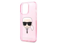 Funda con purpurina Karl's Head de Karl Lagerfeld para iPhone 13 Pro Max - Rosa Funda con purpurina Karl's Head de Karl Lagerfeld para iPhone 13 Pro Max - Rosa