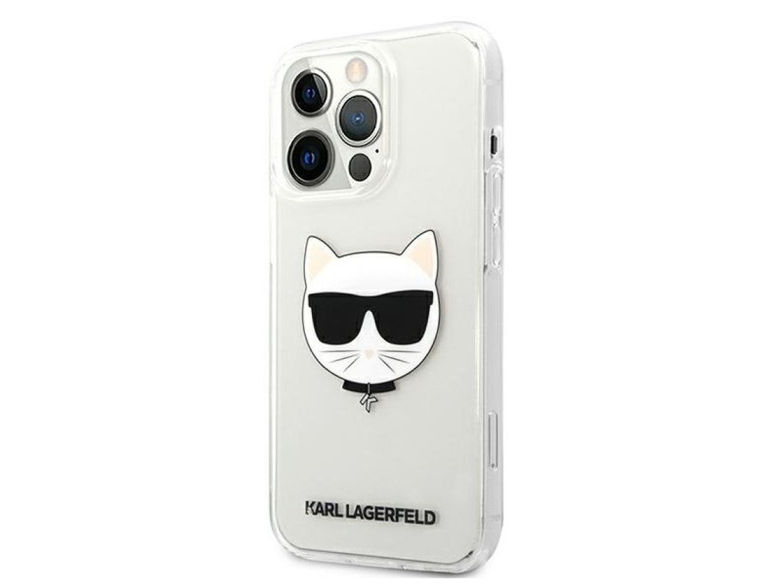 Karl Lagerfeld Choupette Head Case for iPhone 13 Pro Max - Transparent