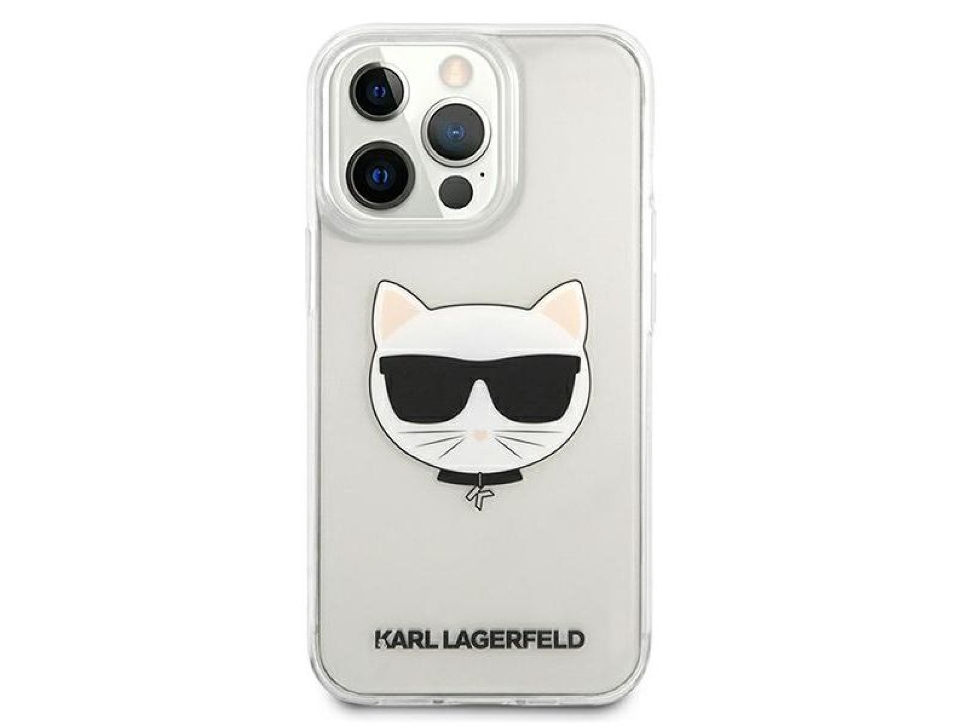 Karl Lagerfeld Choupette Head Case for iPhone 13 Pro Max - Transparent