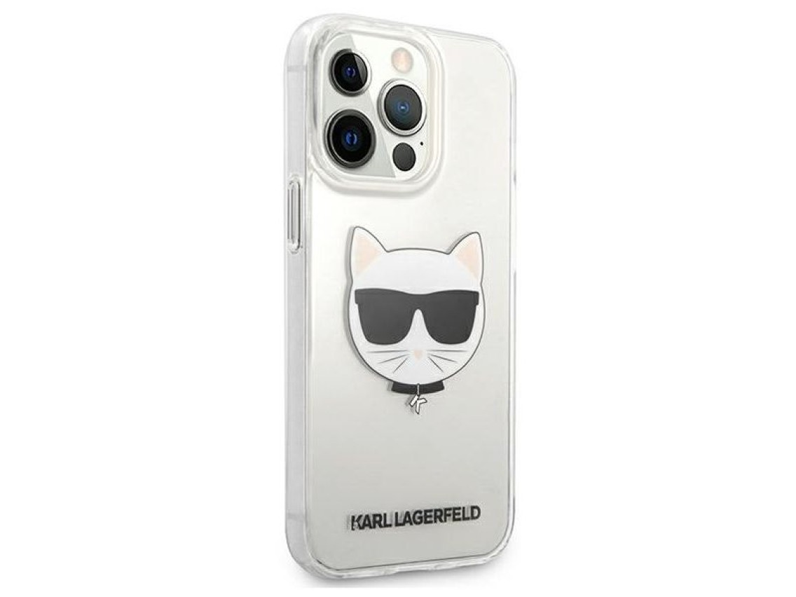 Karl Lagerfeld Choupette Head Case for iPhone 13 Pro Max - Transparent