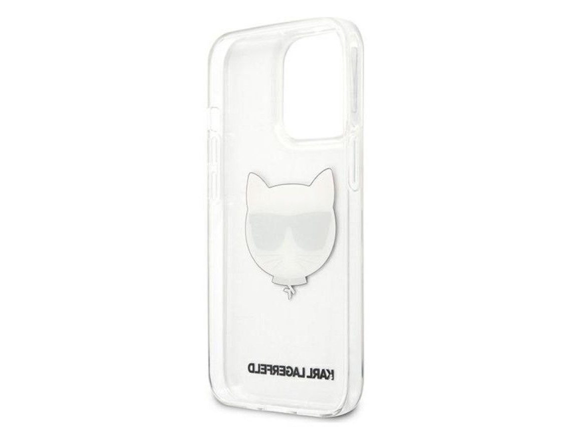 Karl Lagerfeld Choupette Head Case for iPhone 13 Pro Max - Transparent