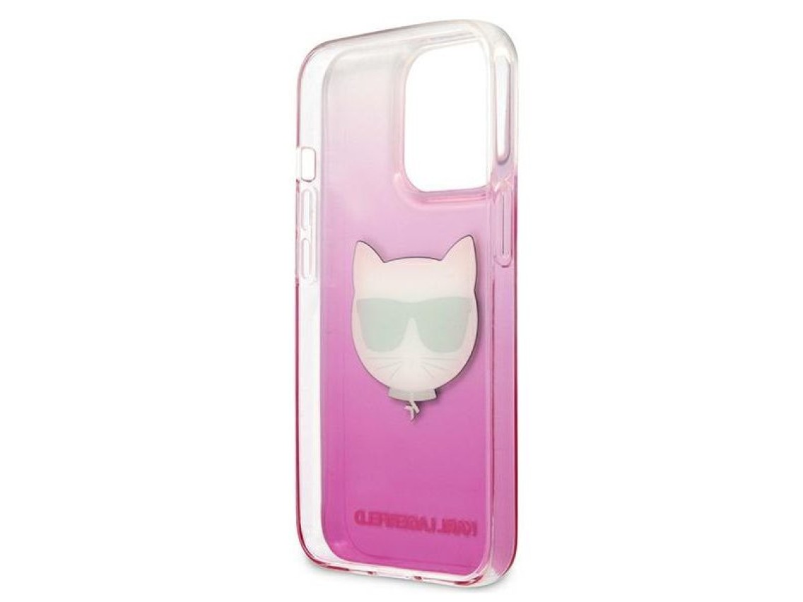 Karl Lagerfeld Choupette Head Case for iPhone 13 Pro Max - Pink