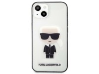 Karl Lagerfeld Iconik Karl Case for iPhone 13 mini - Transparent Karl Lagerfeld Iconik Karl Case for iPhone 13 mini - Transparent