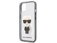 Karl Lagerfeld Iconik Karl Case for iPhone 13 mini - Transparent Karl Lagerfeld Iconik Karl Case for iPhone 13 mini - Transparent