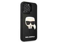 Karl Lagerfeld 3D Rubber Karl's Head Case for iPhone 13 Pro / iPhone 13 - Black Karl Lagerfeld 3D Rubber Karl's Head Case for iPhone 13 Pro / iPhone 13 - Black