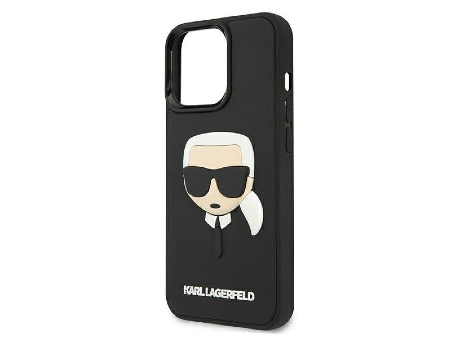 Karl Lagerfeld 3D Rubber Karl's Head Case for iPhone 13 Pro / iPhone 13 - Black