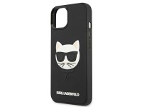 Funda de goma 3D Karl Lagerfeld Choupette para iPhone 13 mini - Negra Funda de goma 3D Karl Lagerfeld Choupette para iPhone 13 mini - Negra