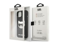 Funda de goma 3D Karl Lagerfeld Choupette para iPhone 13 mini - Negra Funda de goma 3D Karl Lagerfeld Choupette para iPhone 13 mini - Negra