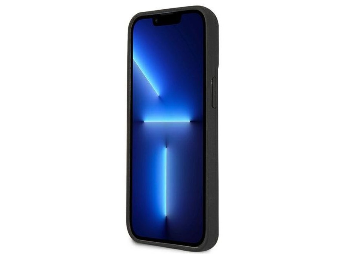 Capa de borracha 3D Choupette de Karl Lagerfeld para iPhone 13 Pro / iPhone 13 - Preta