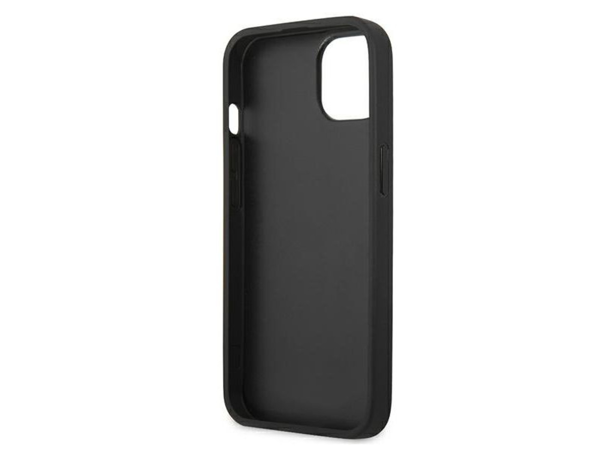 Funda Karl Lagerfeld Saffiano Ikonik Karl's Patch para iPhone 13 mini - Negra