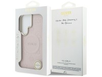 Guess Saffiano Peony Embossed Ring MagSafe Case for Samsung Galaxy S26 Ultra - Pink Guess Saffiano Peony Embossed Ring MagSafe Case for Samsung Galaxy S26 Ultra - Pink